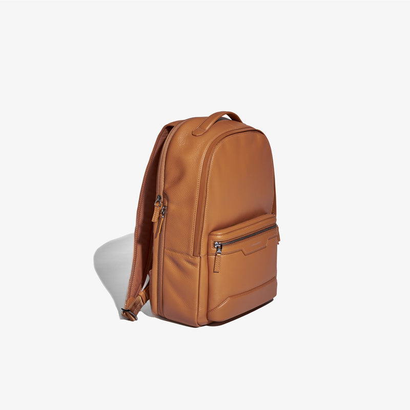 Pick Pocket Proof Backpack, Brown Leather Mini Backpack for Women. -   New Zealand